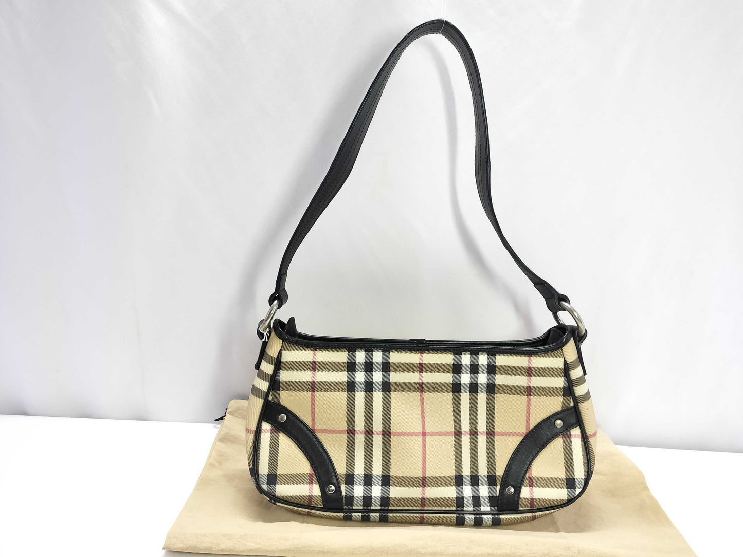 BURBERRY PVC One Shoulder Shoulder Bag