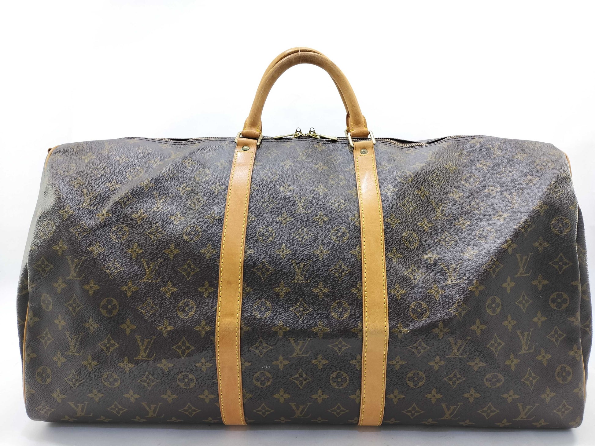 LOUIS VUITTON Monogram Vuitton Monogram Kipol Bantriere 60 Boston Bag