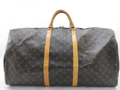 LOUIS VUITTON Monogram Vuitton Monogram Kipol Bantriere 60 Boston Bag