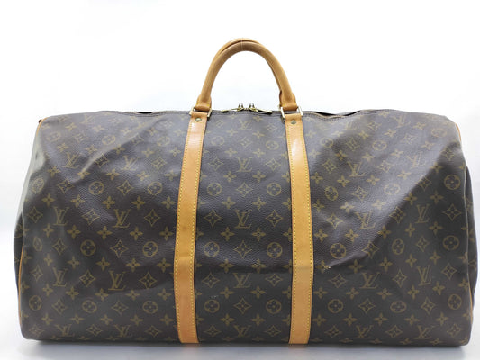 LOUIS VUITTON Monogram Vuitton Monogram Kipol Bantriere 60 Boston Bag