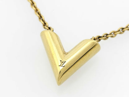 LOUIS VUITTON Vuitton Essential V Necklace Necklace