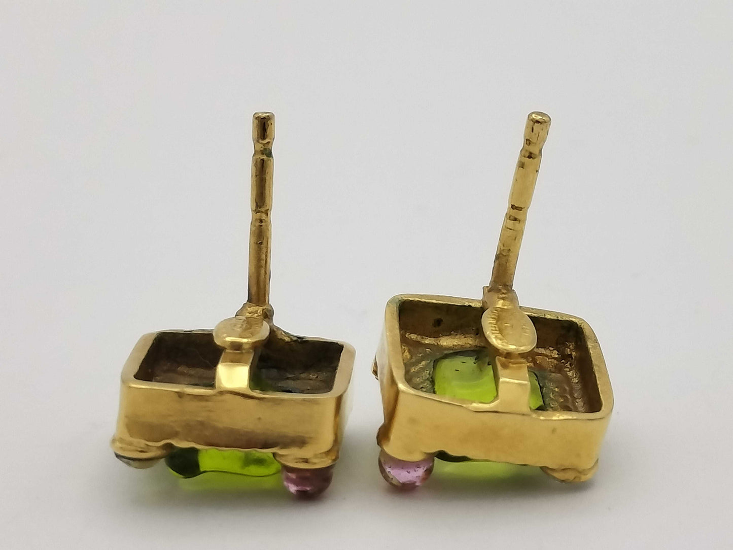 CHANEL Stone Earrings Earrings