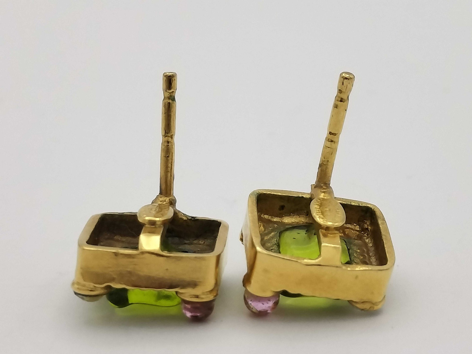 CHANEL Stone Earrings Earrings