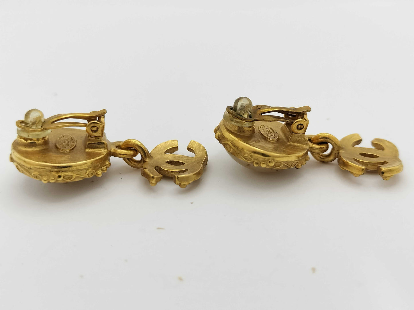 CHANEL Pearl Earrings Earrings