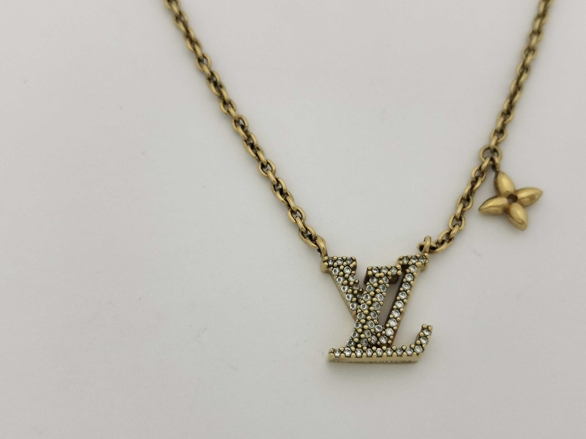 LOUIS VUITTON Vuitton Iconic Rhinestone Necklace Necklace