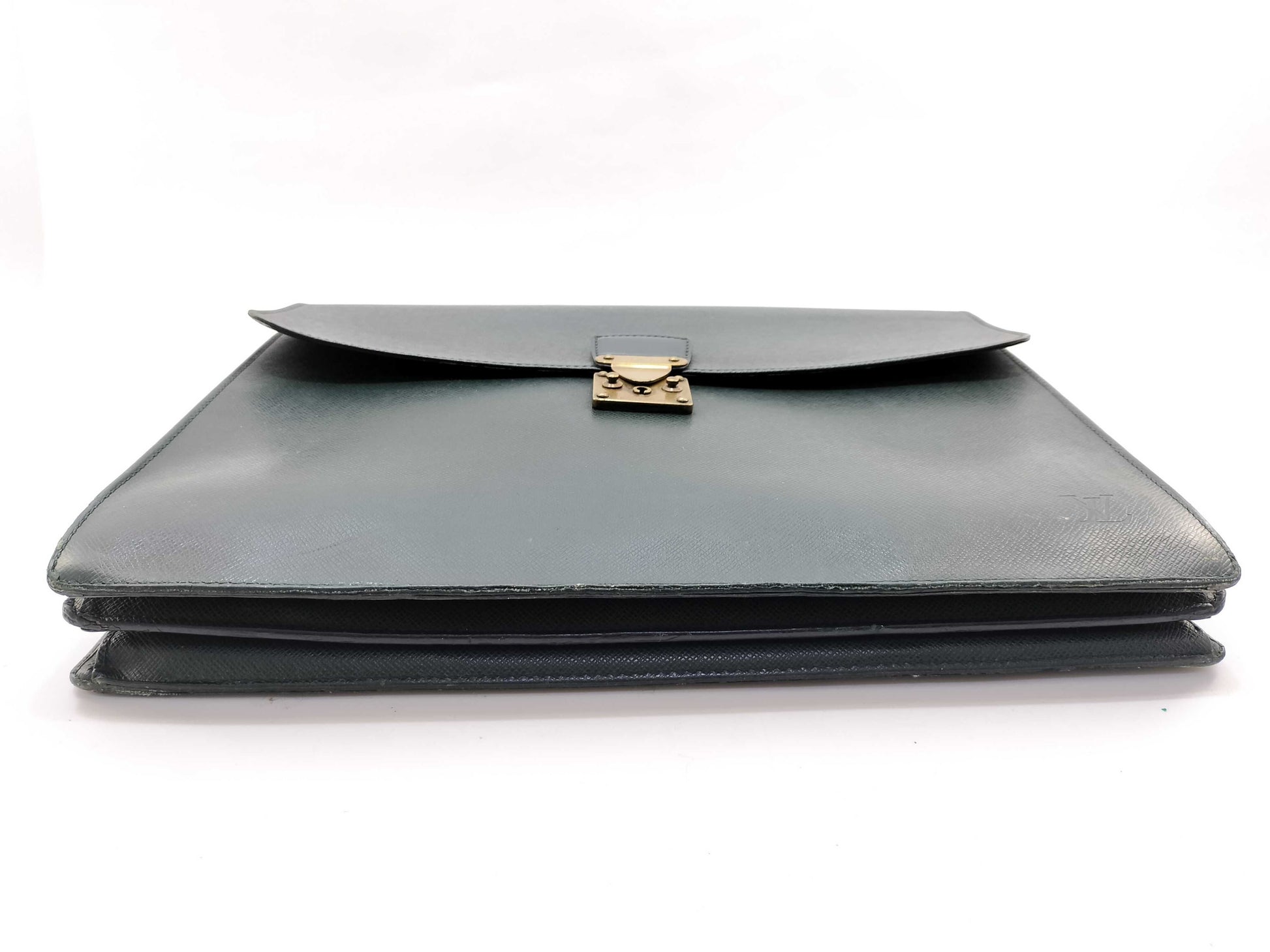 LOUIS VUITTON Taiga Vuitton Taiga Clad Business Bag