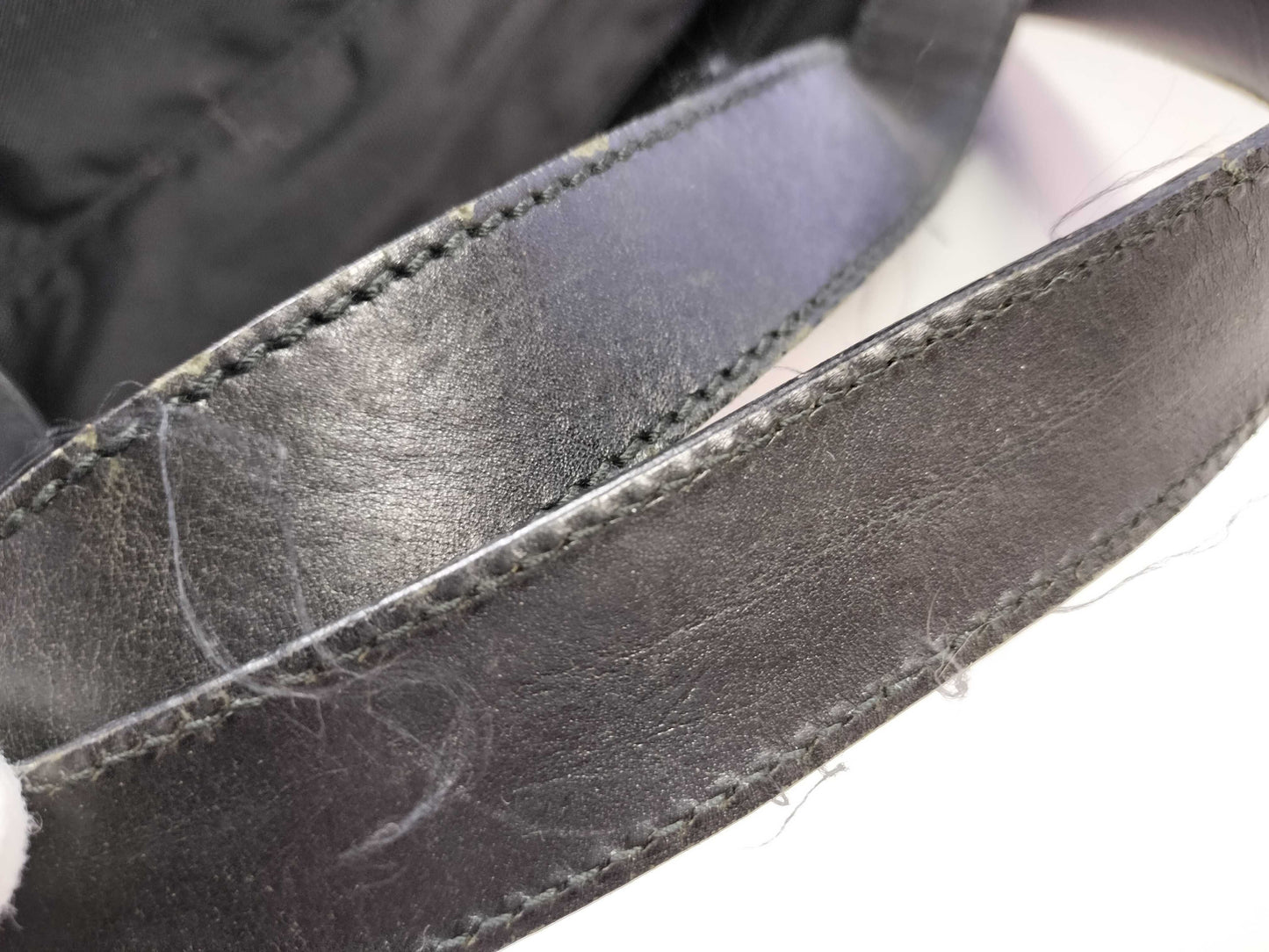 GUCCI Gucci Nylon x Leather Boston Bag Black Boston Bag