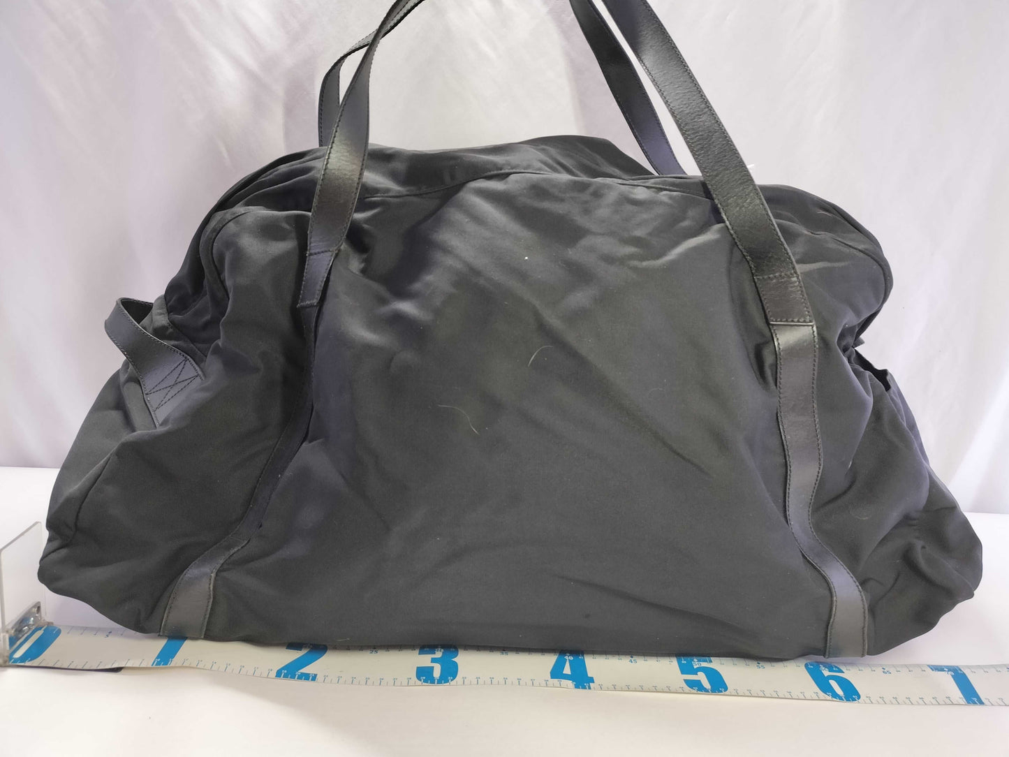 GUCCI Gucci Nylon x Leather Boston Bag Black Boston Bag