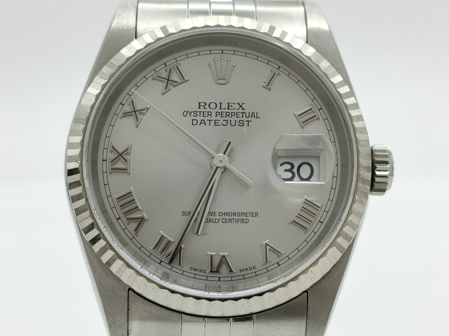 ROLEX 16234 Y982271 Silver Dial Jubilee Breath Boy's Watch