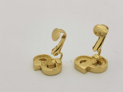 Dior Rhinestone Earrings Earrings