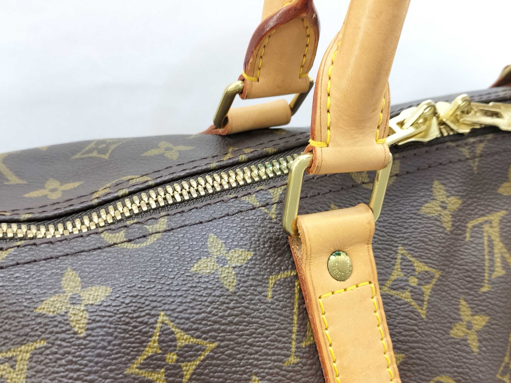 LOUIS VUITTON Monogram Vuitton Monogram Key Polvantriere 55 Boston Bag