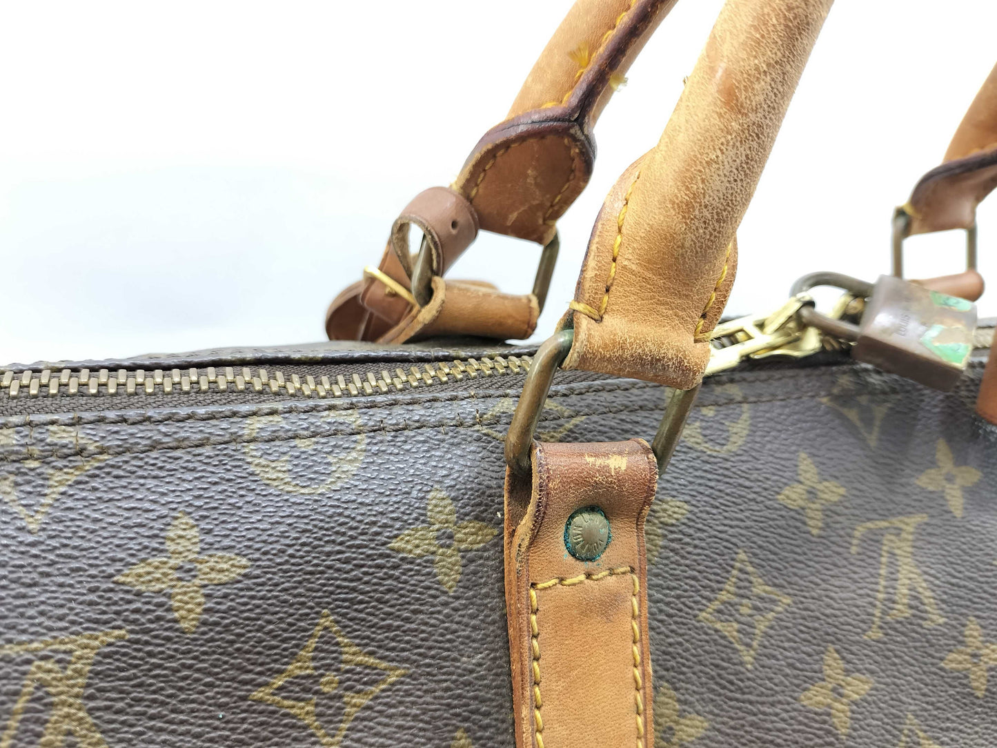 LOUIS VUITTON Monogram Vuitton Monogram Keypol 60 Boston Bag