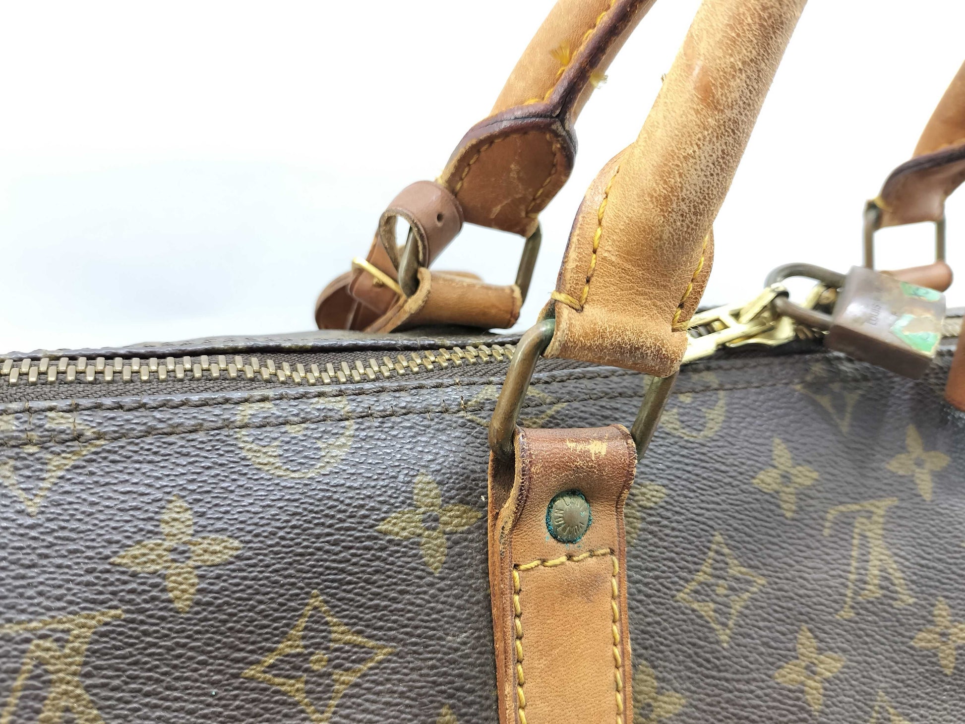 LOUIS VUITTON Monogram Vuitton Monogram Keypol 60 Boston Bag