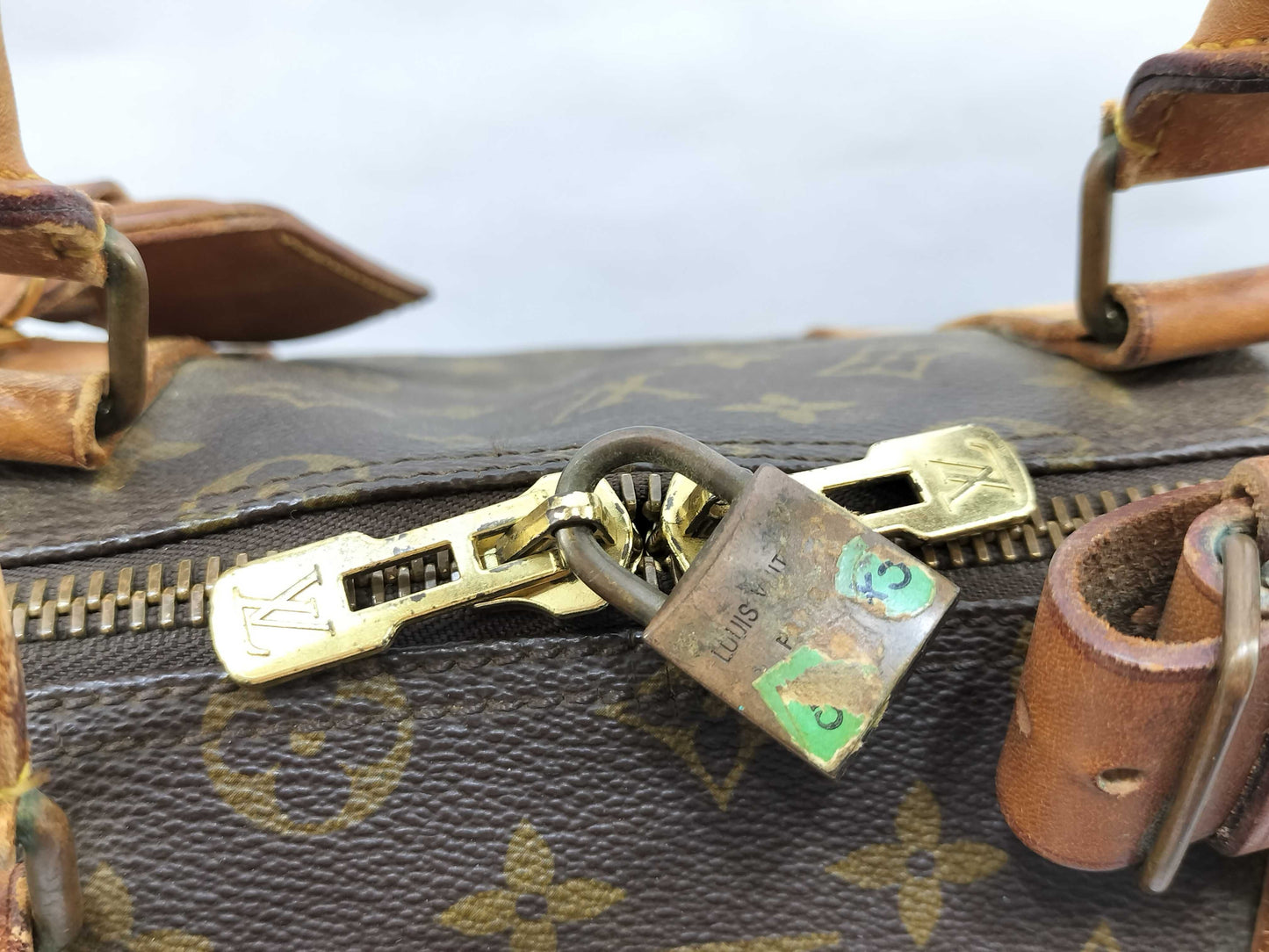 LOUIS VUITTON Monogram Vuitton Monogram Keypol 60 Boston Bag
