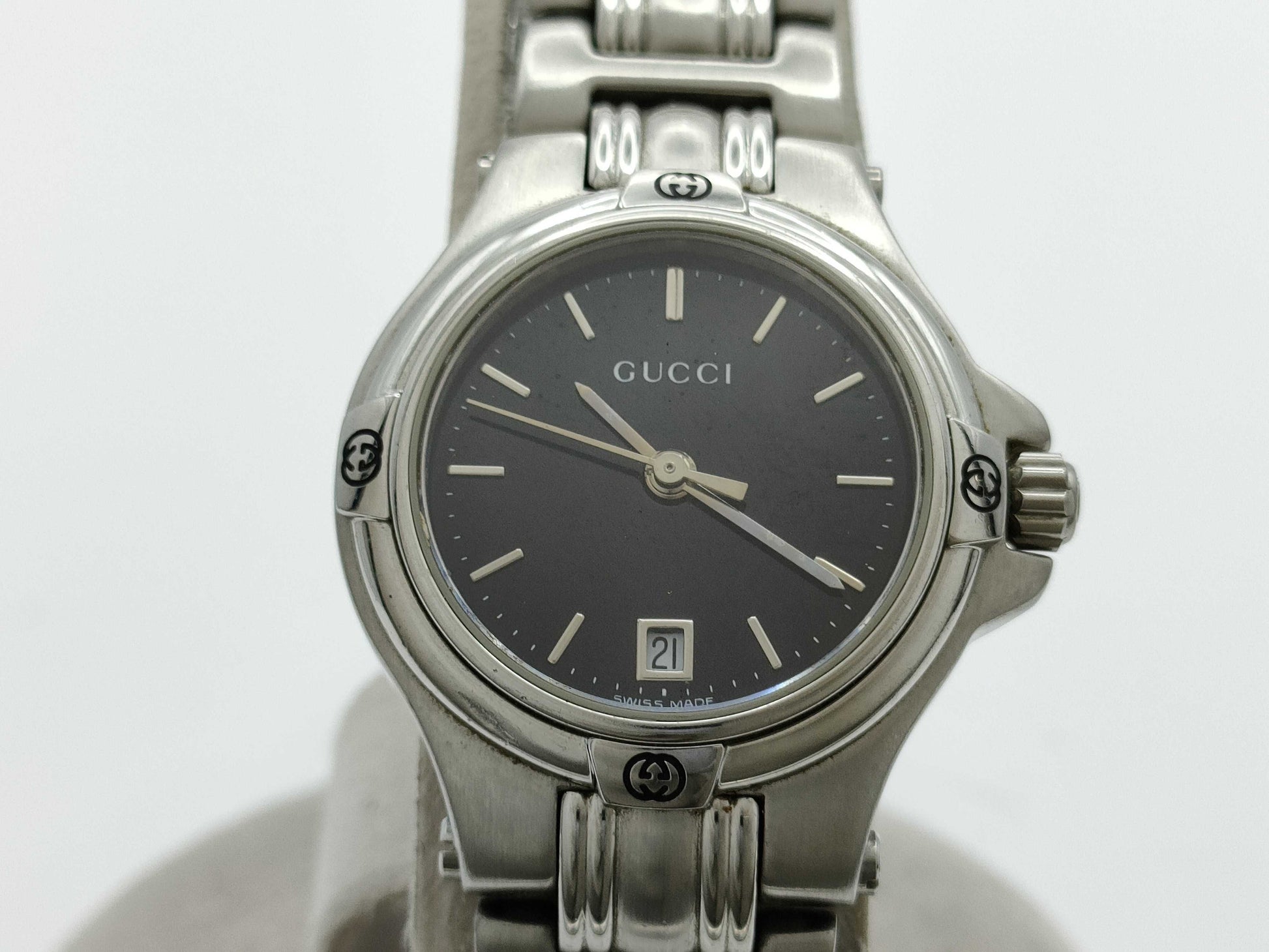 GUCCI 9040L 0140918 Black Dial Quartz Women's Watch