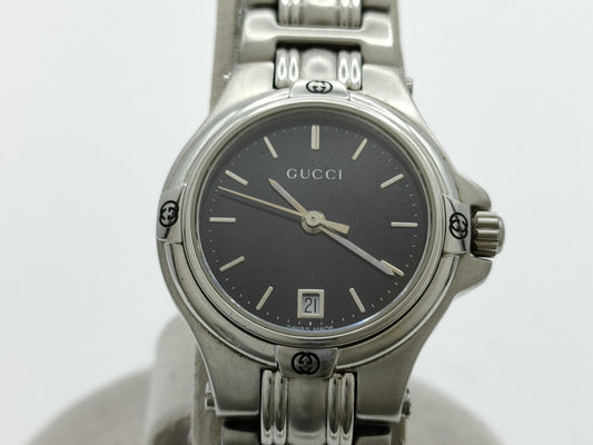 GUCCI 9040L 0140918 Black Dial Quartz Women's Watch