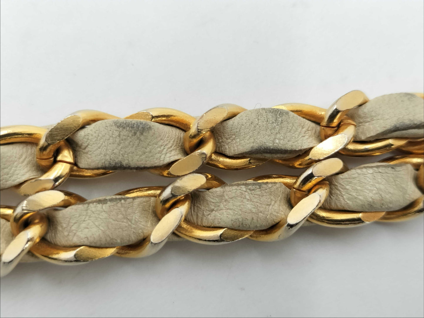 CHANEL Mini Matlasse Ostrich Shoulder Bag