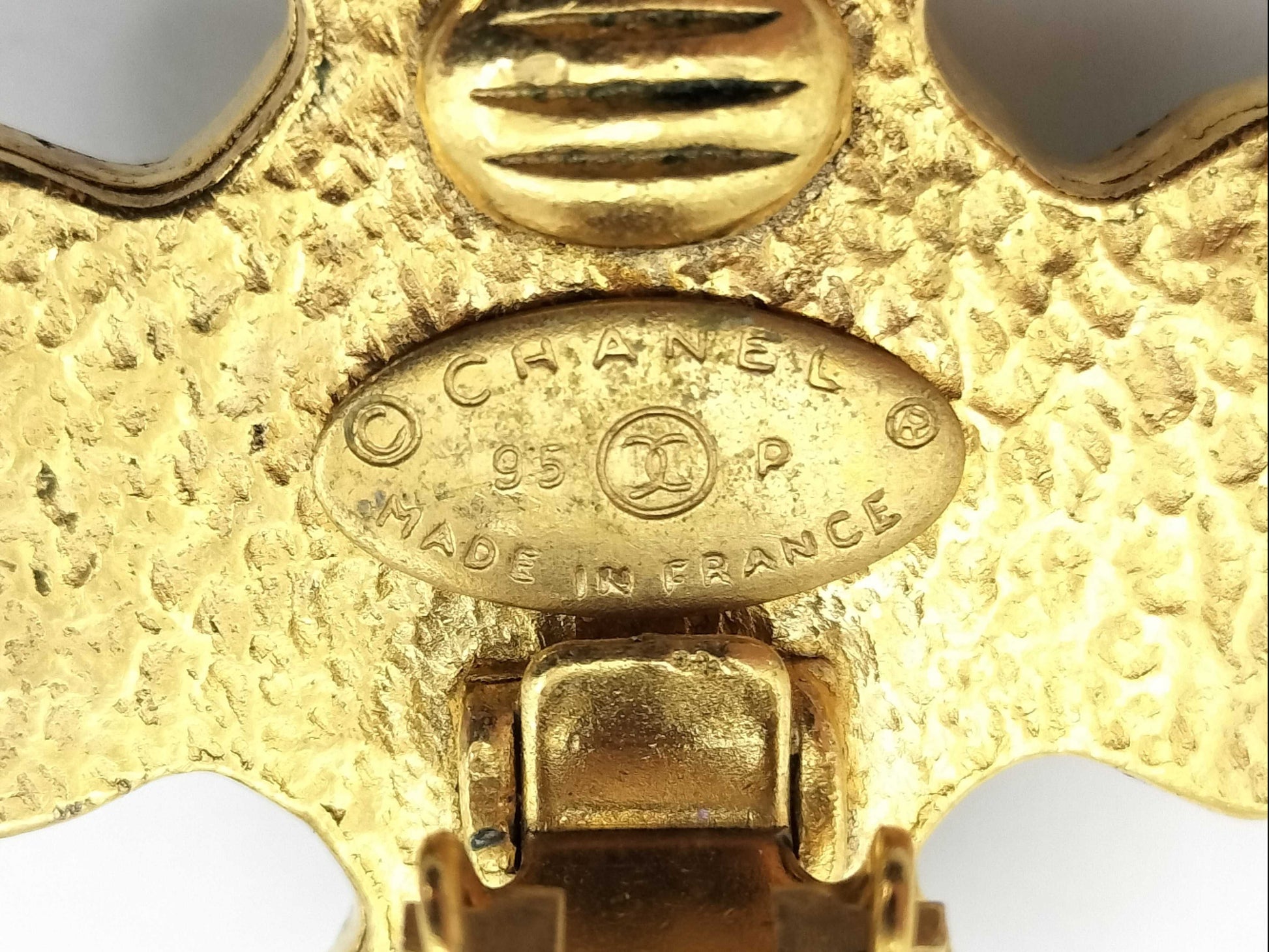 CHANEL Gripore 95P Earrings