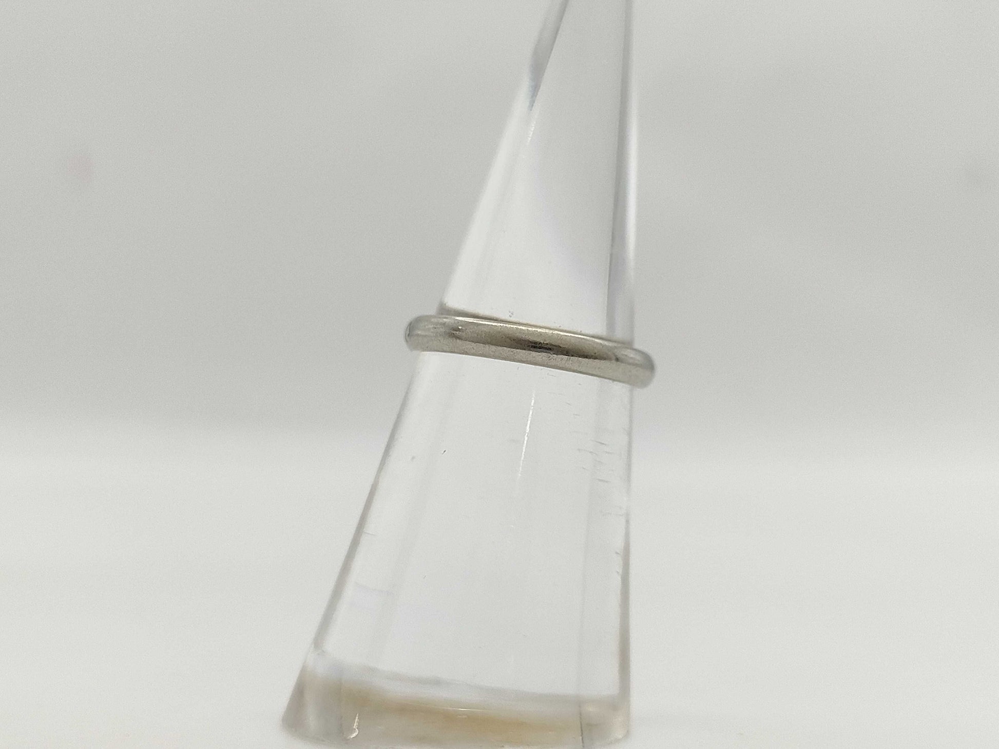 Cartier Band #47 1PD Pt950 2.6g Ring 