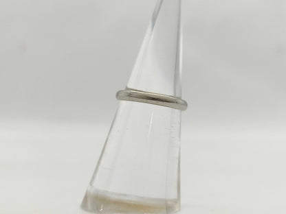 Cartier Band #47 1PD Pt950 2.6g Ring 