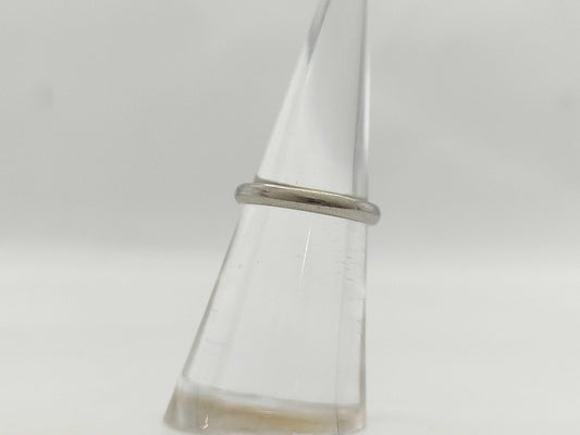Cartier Band #47 1PD Pt950 2.6g Ring 