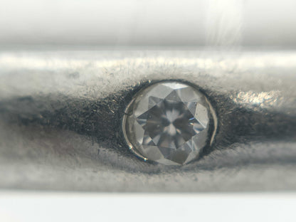 Cartier Band #47 1PD Pt950 2.6g Ring 