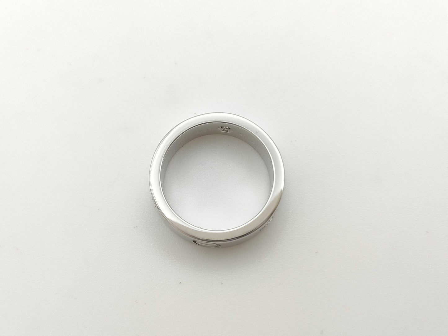 Cartier Love #52 3PD White Gold 750 8.6g Ring 