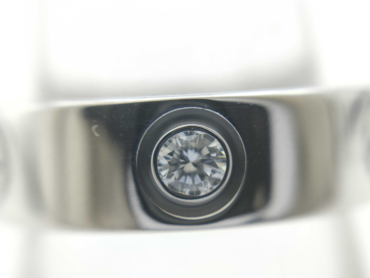 Cartier Love #52 3PD White Gold 750 8.6g Ring 