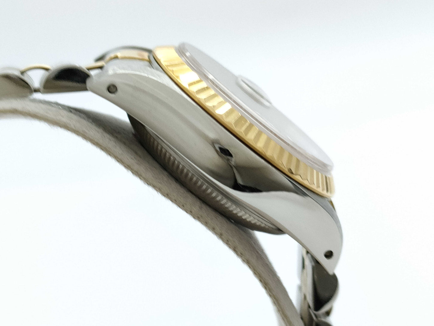 ROLEX 69173 9259054 Champagne Tapestri Dial Jubilee Breath Women's Watch