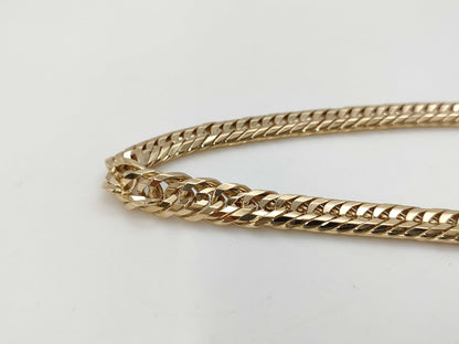 Kihei 12-Sided Triple 50cm K18 49.7g Necklace 