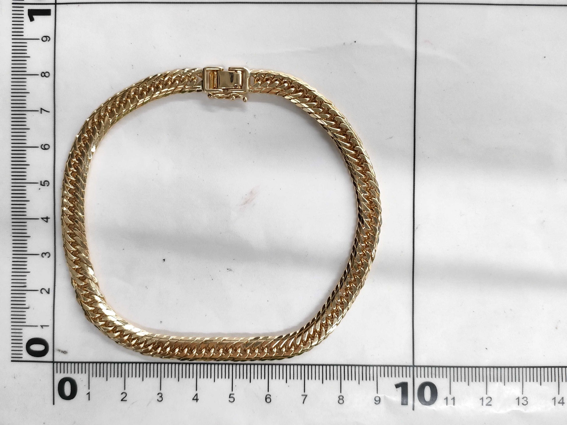 Kihei 14-Sided Triple K18 24.9g Bracelet Bangle 