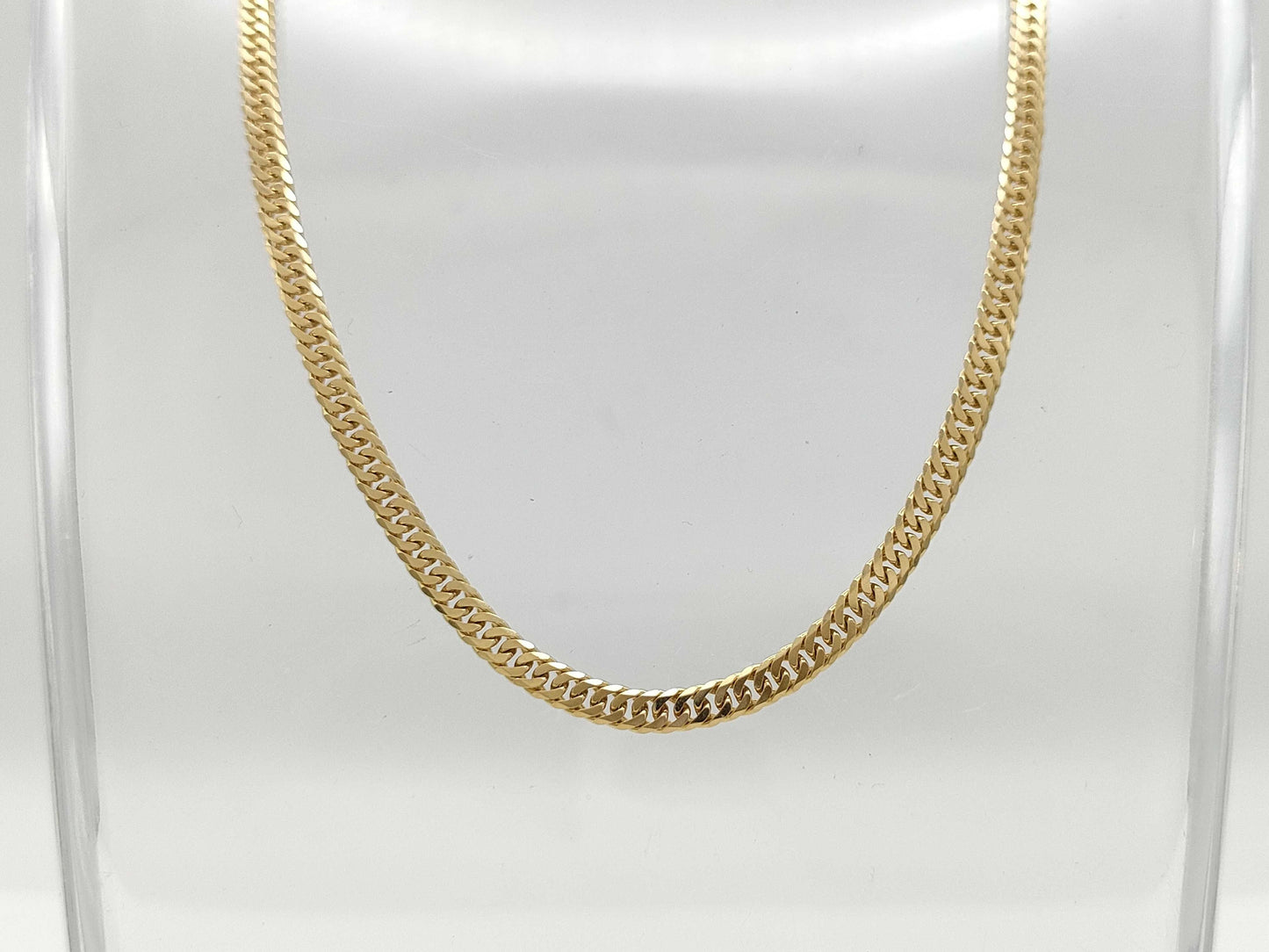 Kihei 6-sided double 60cm K18 20.0g necklace 