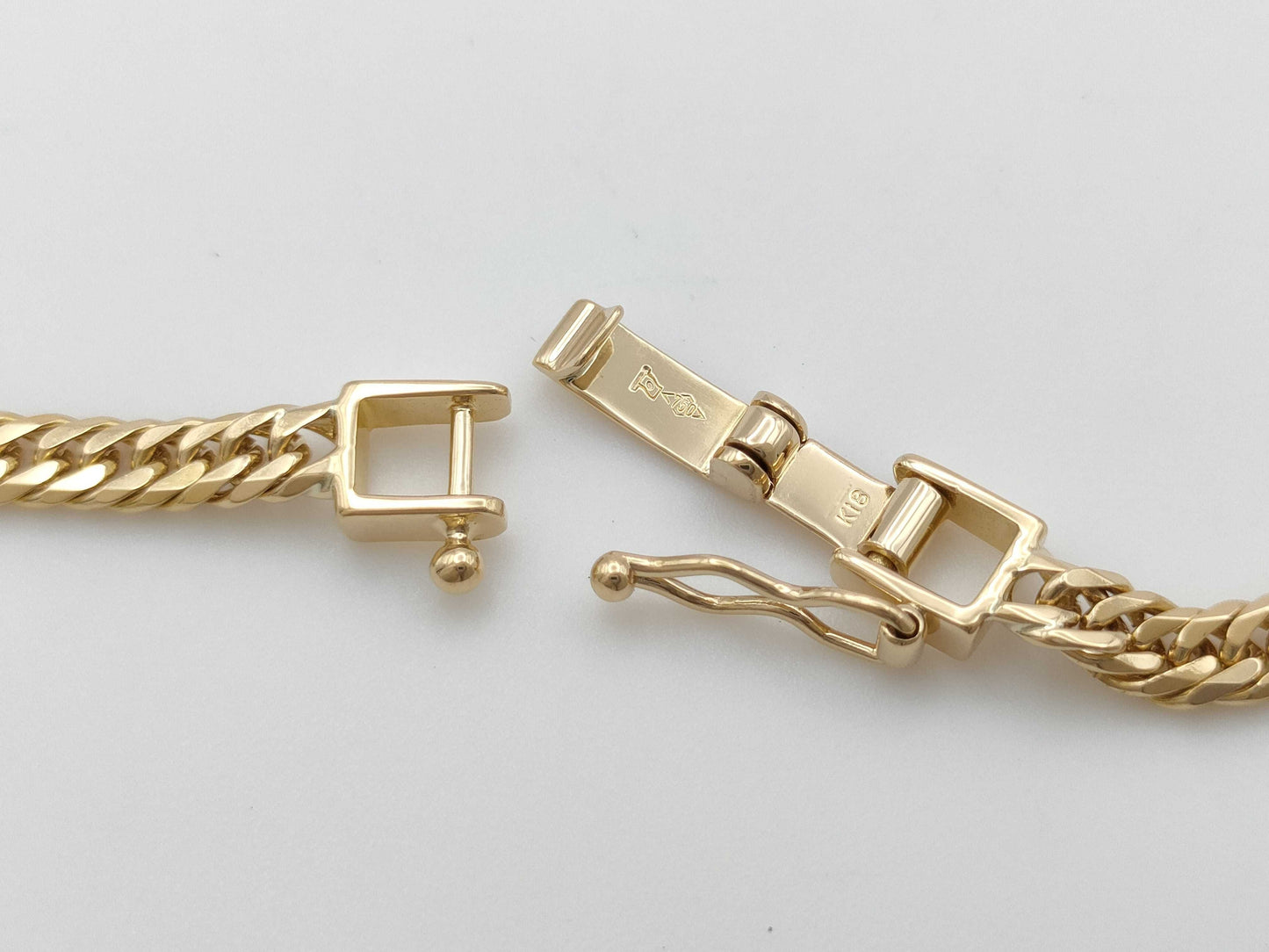 Kihei 6-sided double 60cm K18 20.0g necklace 