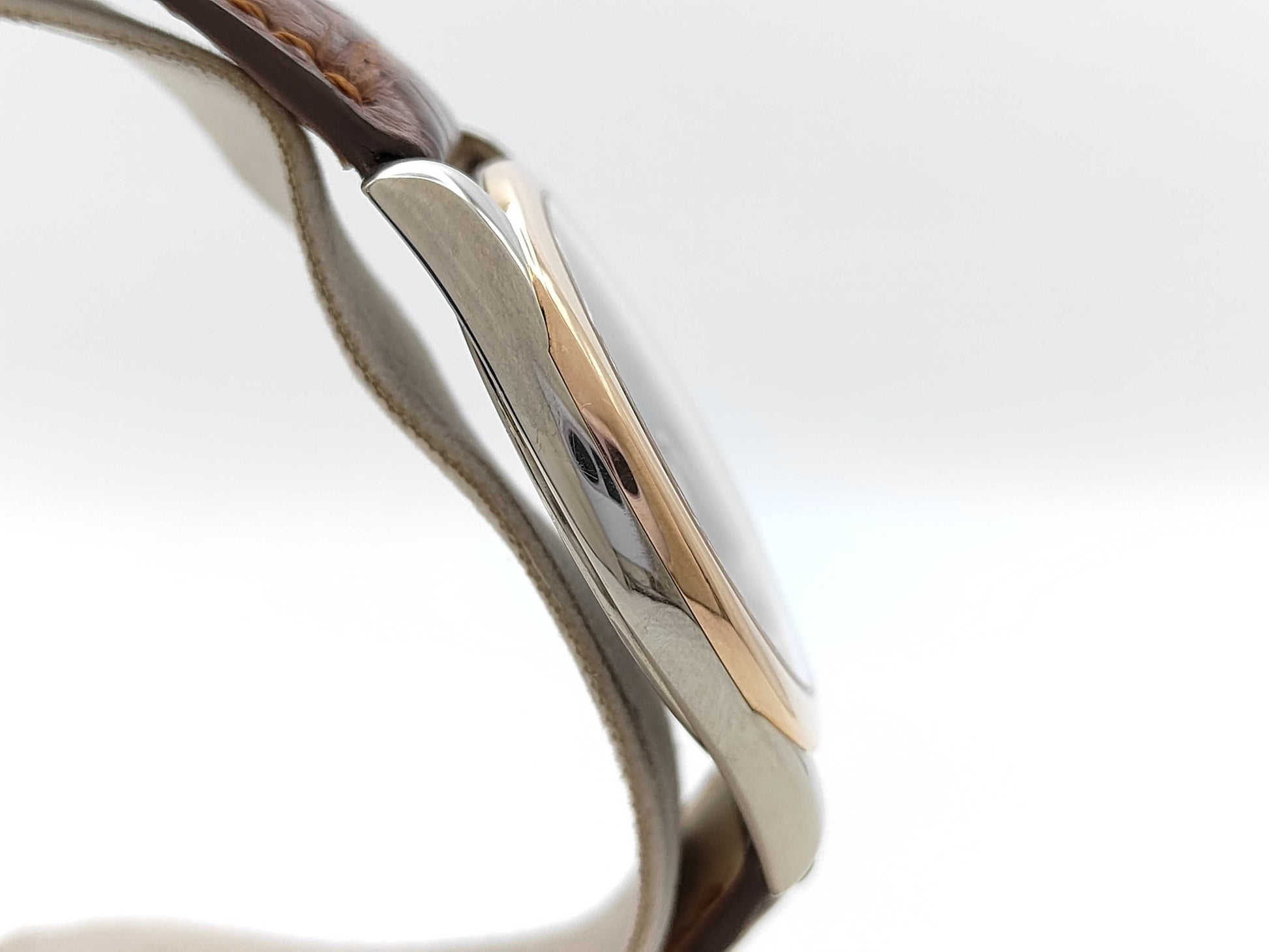 ROLEX Cellini 4233/9 K654272 Hand-Wound Black Dial K18 Boys Watch