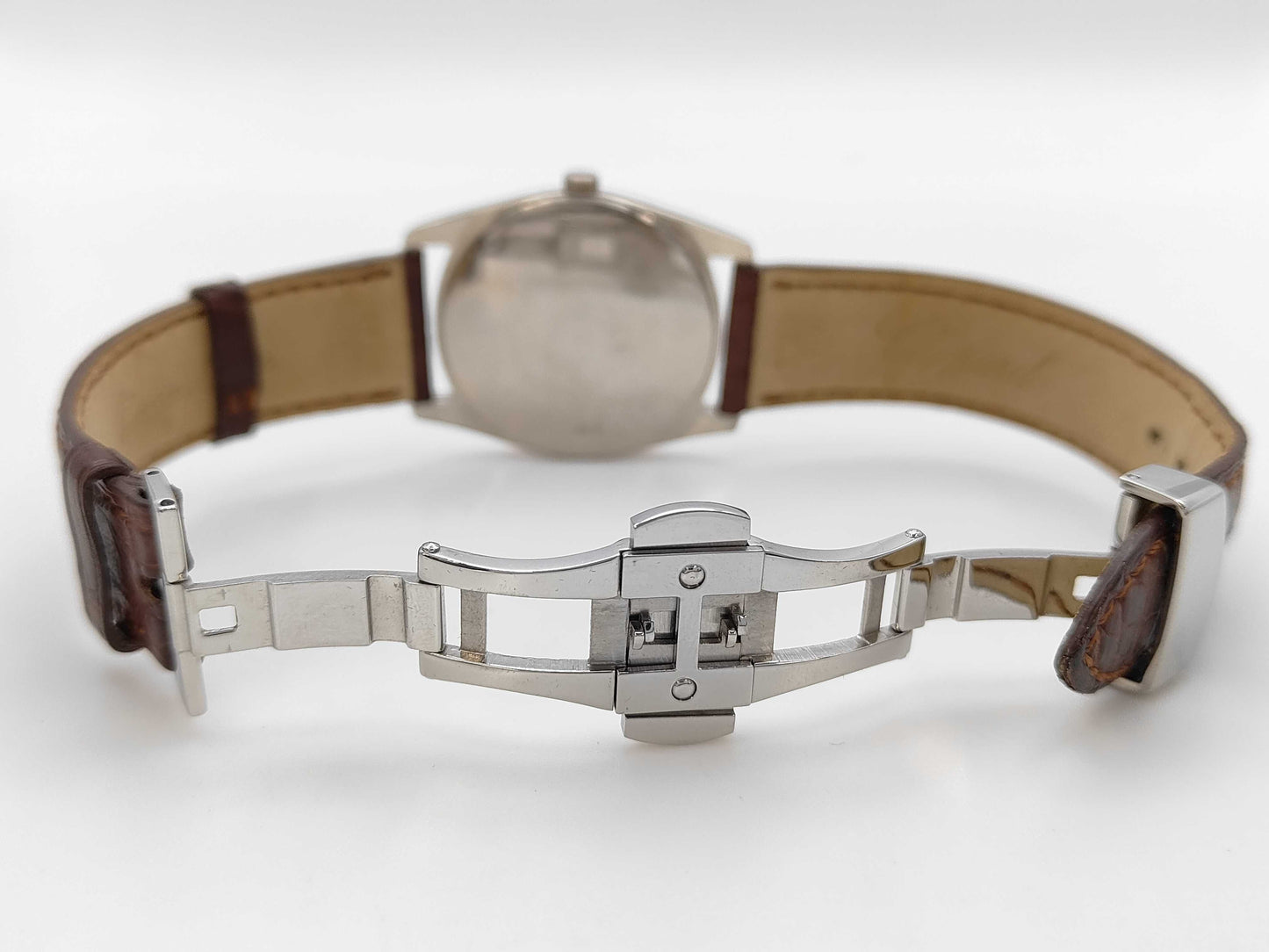 ROLEX Cellini 4233/9 K654272 Hand-Wound Black Dial K18 Boys Watch