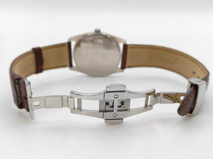 ROLEX Cellini 4233/9 K654272 Hand-Wound Black Dial K18 Boys Watch