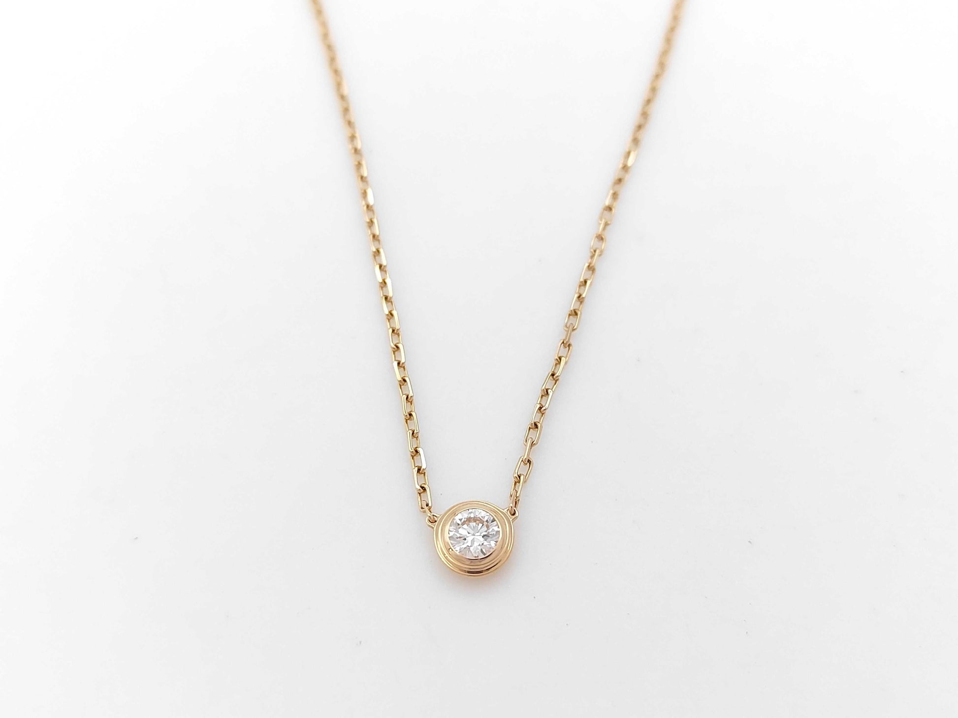 Cartier Dammor Diamant Leger LM PG Au750 2.7g Necklace