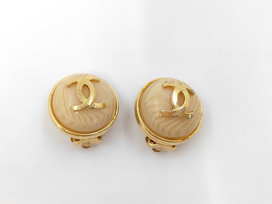 CHANEL CHANEL Coco Mark Earrings Gold Earrings