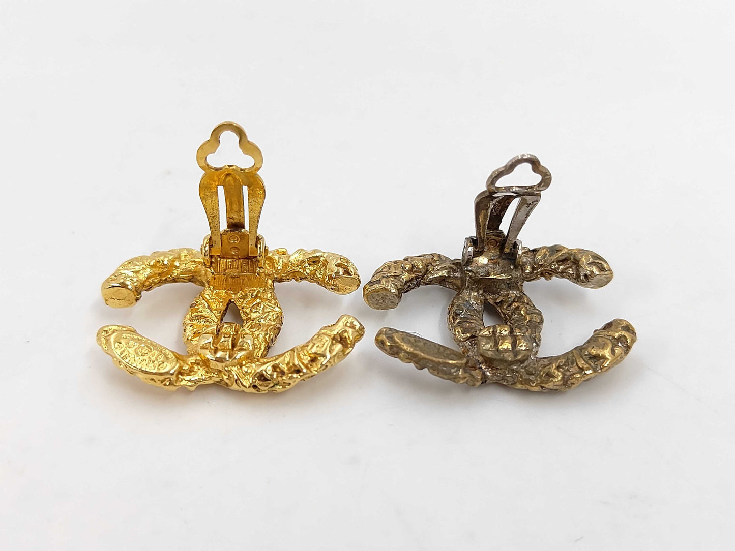 CHANEL CHANEL Lava Earrings Gold Earrings