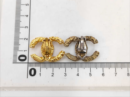 CHANEL CHANEL Lava Earrings Gold Earrings