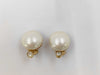 CHANEL Pearl Rhinestone Earrings Earrings