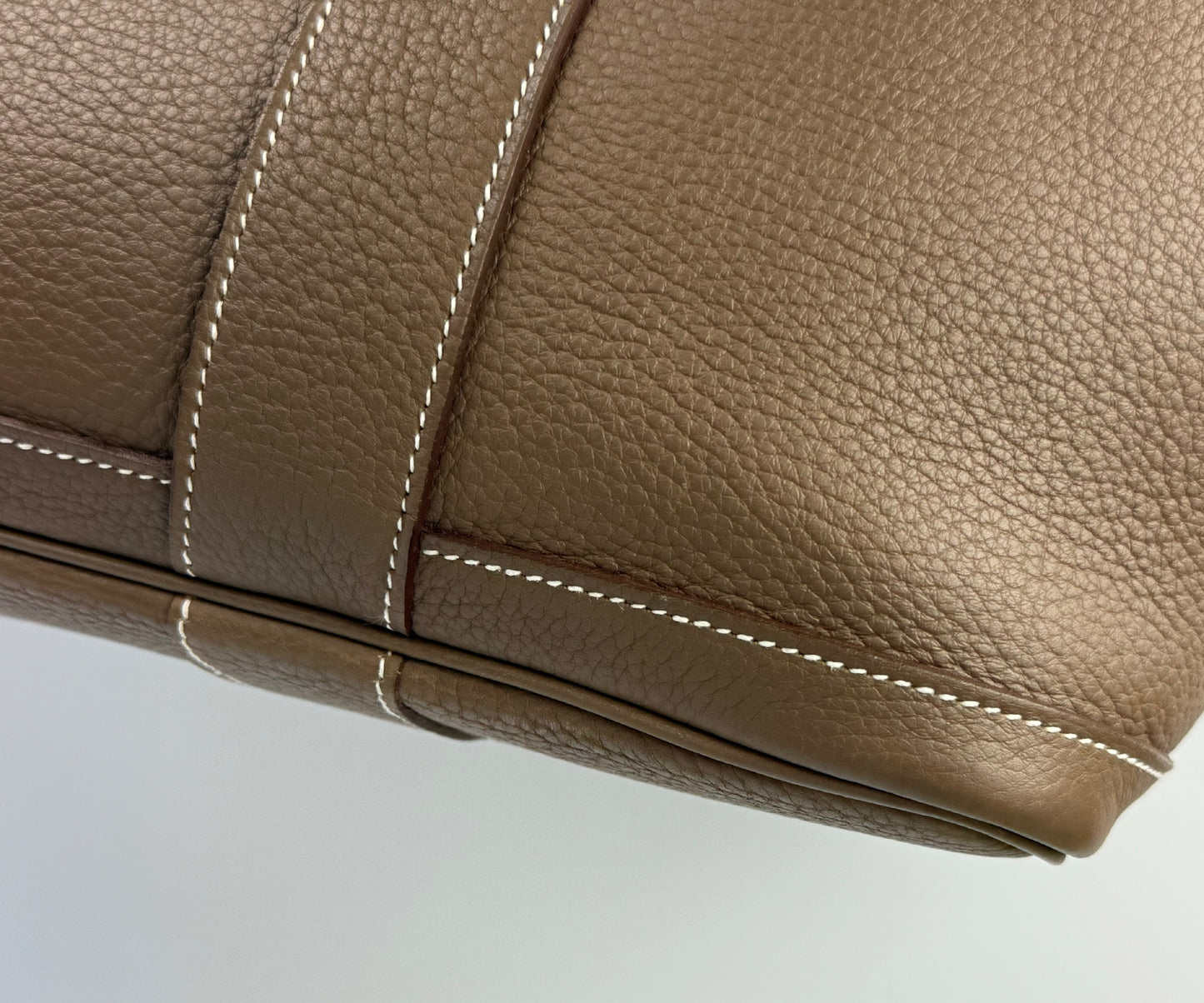 HERMES Garden Party PM Etoup Negonda □L Engraved Purse Tote Bag