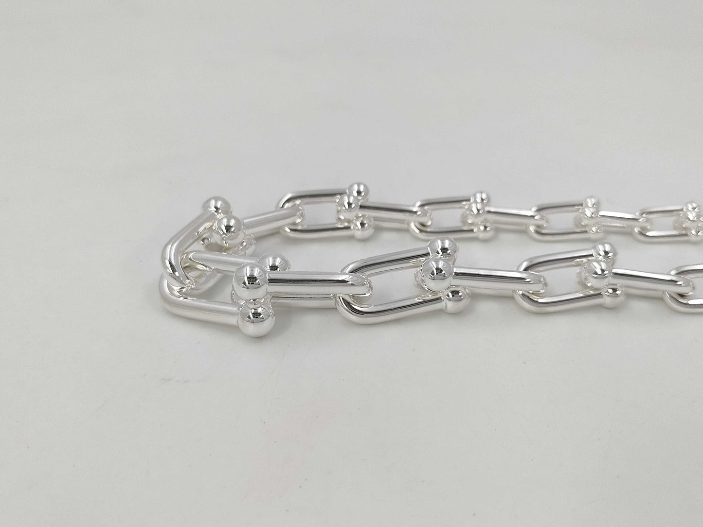 Tiffany&Co. Tiffany & Co. Hardware Gregated Link Necklace AG925 104.0g Necklace