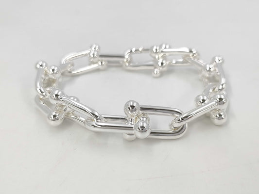 Tiffany & Co. Hardware Large Link L Bracelet AG925 60.9g Bracelet Bangle