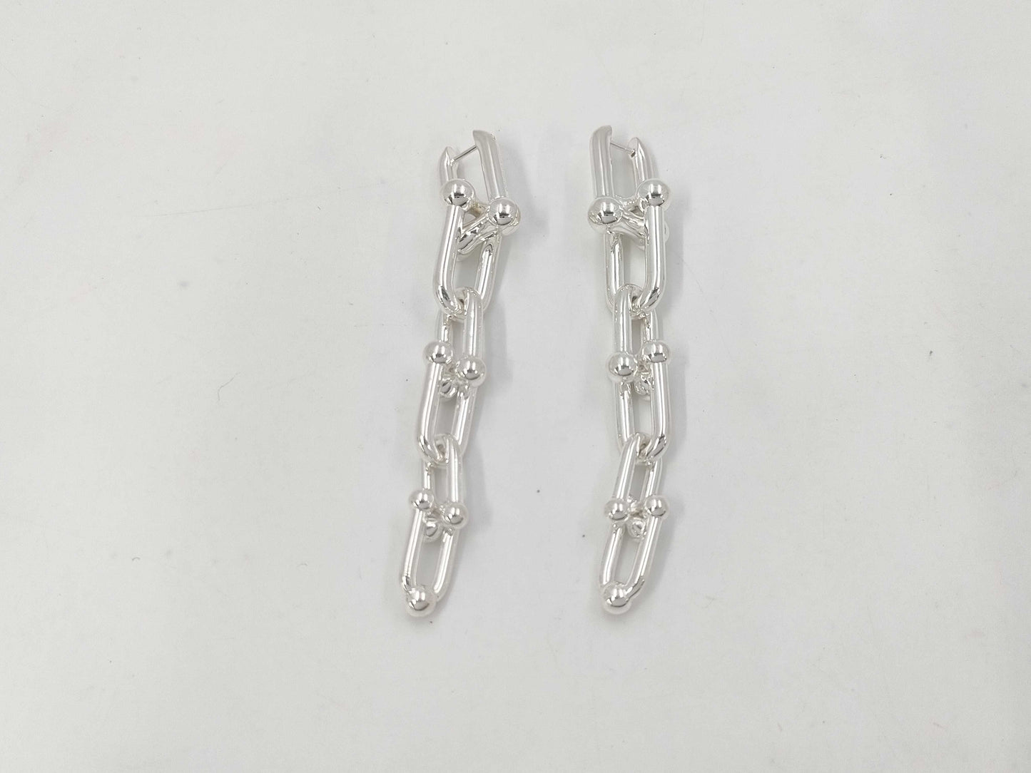 Tiffany&Co. Tiffany & Co. Hardware Graduated Link Earrings AG925 22.5G Earrings