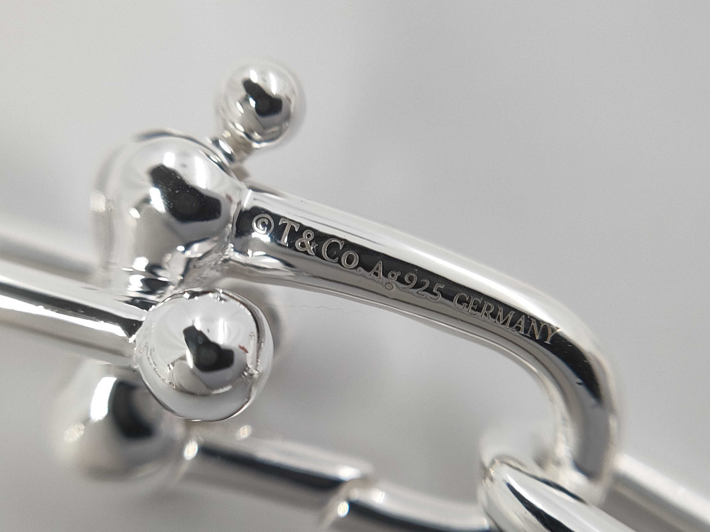 Tiffany&Co. Tiffany & Co. Hardware Small Wrap Bracelet L Size Ag925 45.3g Bracelet Bangle