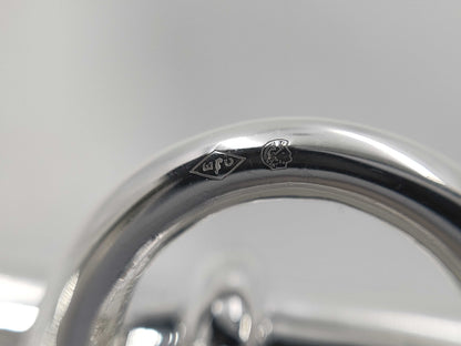 Hermes Schone Dunkle MM15 Frame 23 Engraved Bracelet AG925 53.9g Bracelet Bangle