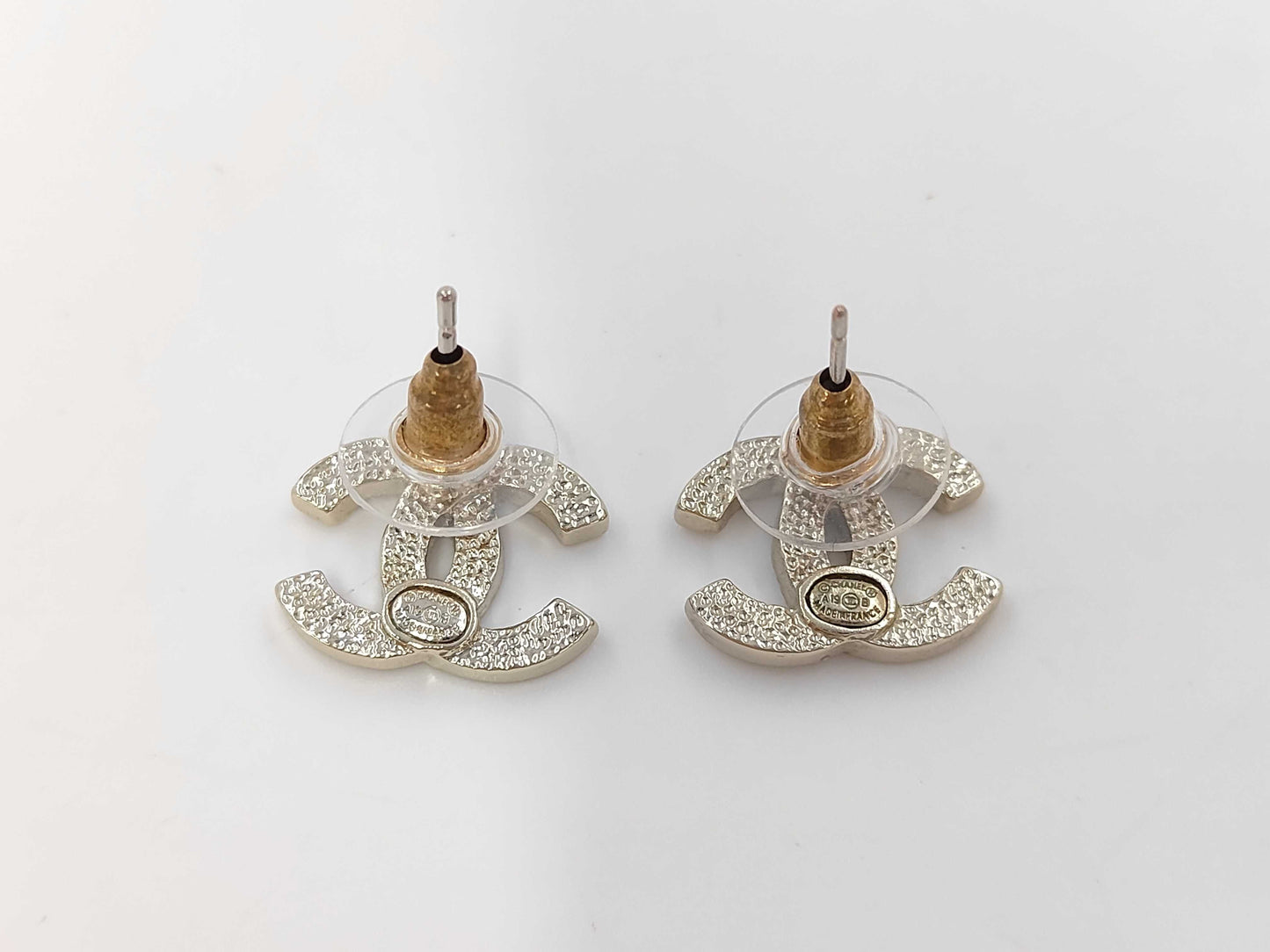 CHANEL CHANEL Cocomarck Stone Silver Earrings J01086 Earrings