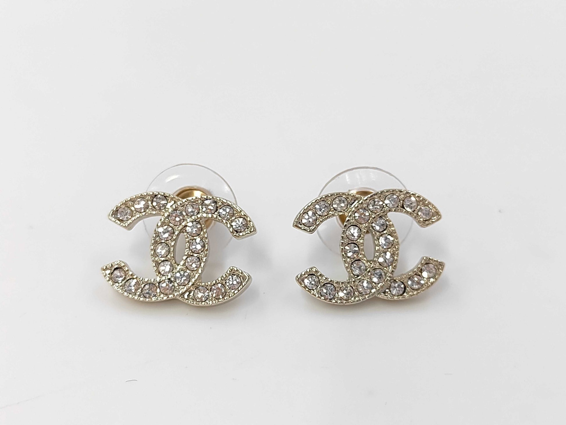 CHANEL CHANEL Cocomarck Stone Silver Earrings J01086 Earrings
