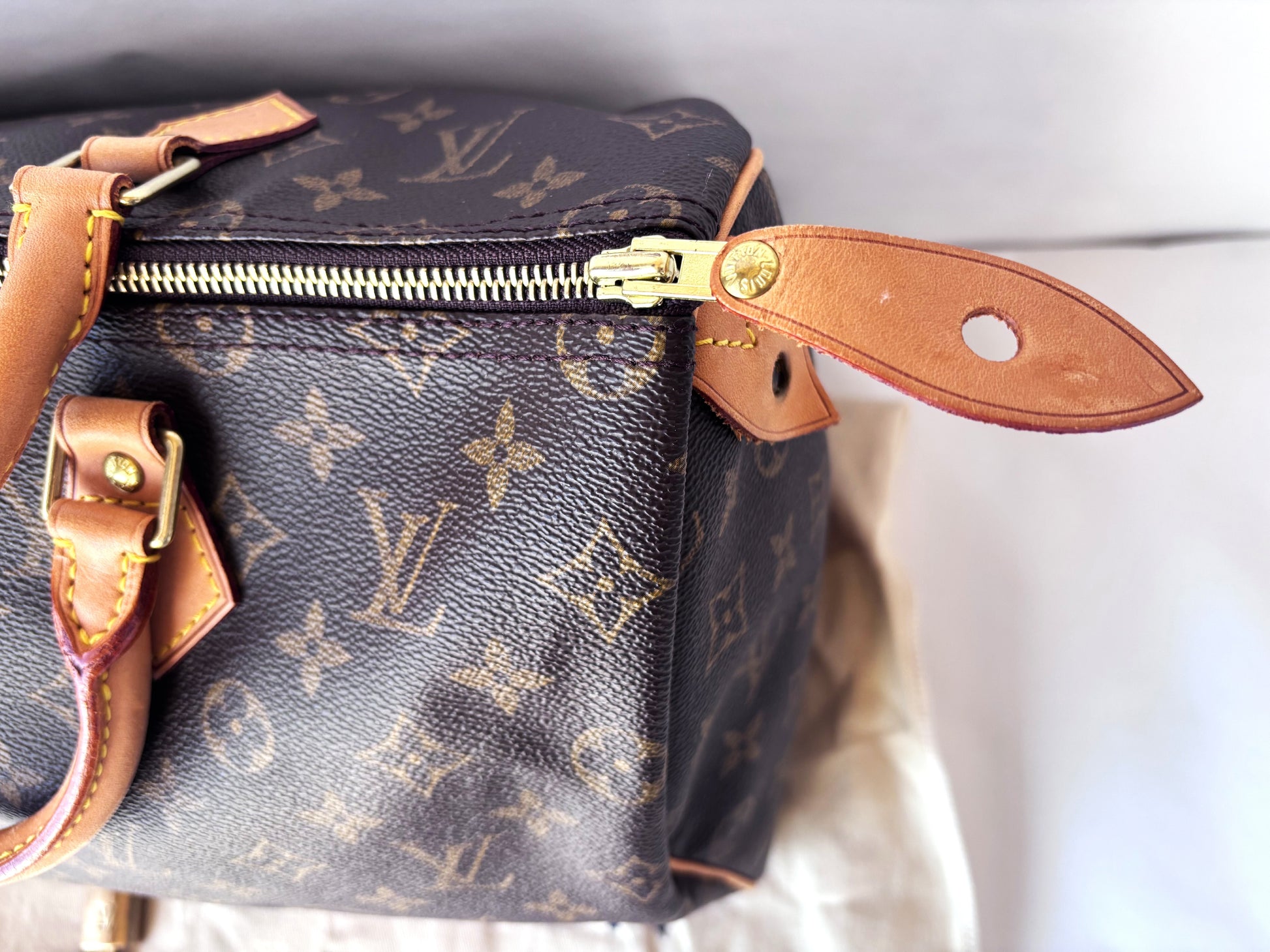 LOUIS VUITTON Monogram Speedy 35 M41524 Bag Handbag